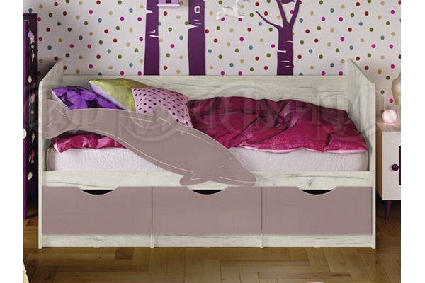 Кровать Дельфин №1 Шарли Pink