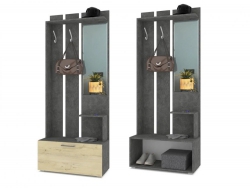 Прихожая Аврора Камень темный - Ирландский дуб