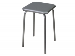 Табурет квадратный ДХ-9 цвет серебро