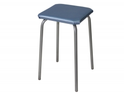 Табурет квадратный ДХ-9 цвет светло-голубой