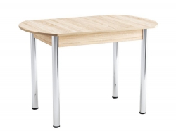 Стол Европейский ЛДСП Хром дуб сонома