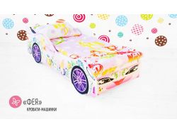 Кровать детская машина Фея