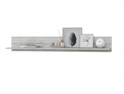 Полка Лори дуб серый