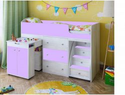 Кровать-чердак Малыш 1600 Винтерберг-ирис