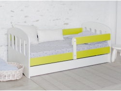Кровать Малыш с ящиком лайм