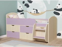 Кровать Малыш-7 Дуб-Ирис