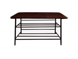 Обувница большая крокодил темный/медный