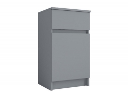 Тумба с 1 ящиком Мори МПТ400 графит