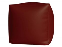 Пуфик Куб Макси бордовый