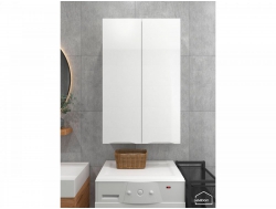 Шкаф навесной для ванной комнаты и туалета MH16 Белый глянец