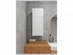 Шкаф навесной для ванной комнаты и туалета MH21 Софт лотос