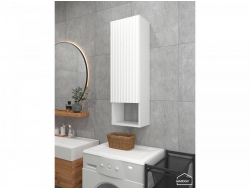 Шкаф навесной для ванной комнаты и туалета MH23 Белый глянец