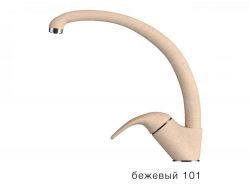 Смеситель для кухни высокий Эко Tolero Бежевый 101