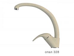 Смеситель для кухни высокий Эко Polygran Опал 328