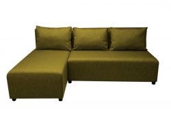 Диван угловой темное золото Виктория dark gold